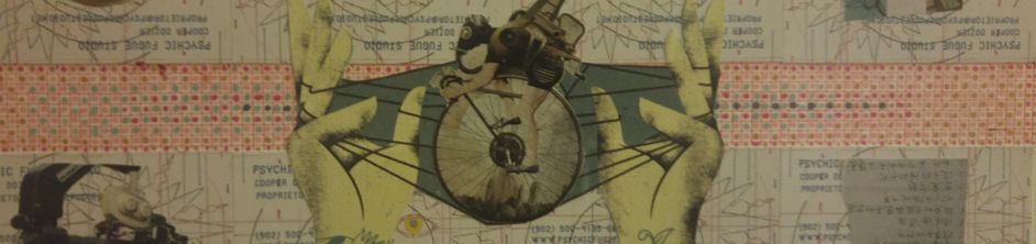 unicycle cats cradle collage